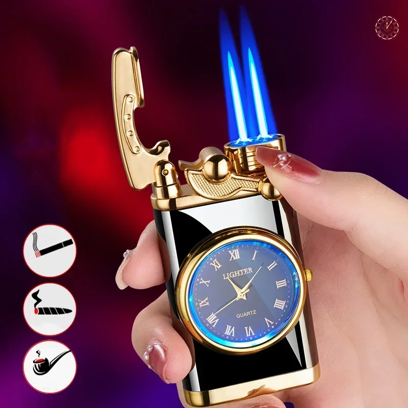 Men Accessories Wrist - Windproof Gas Lighter Wrist Watch Cigar