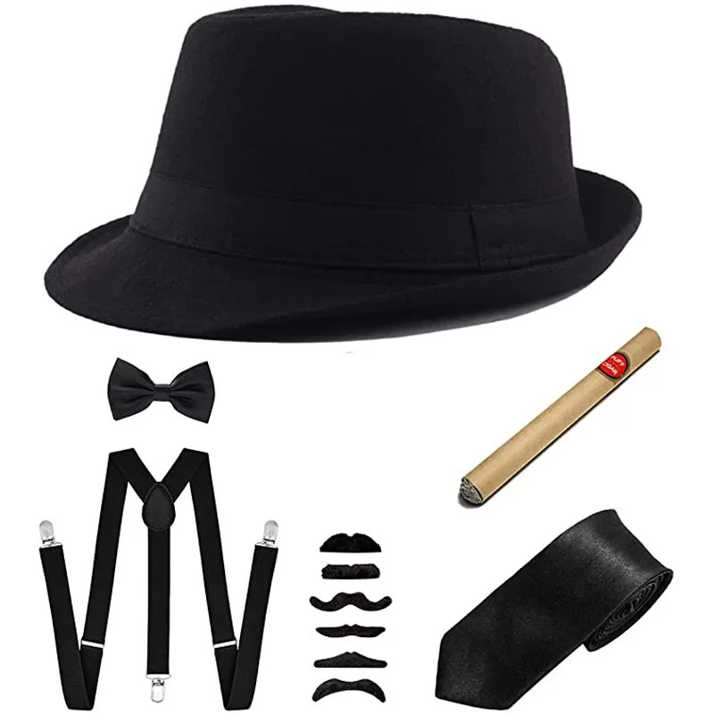 Men'S Accessories In The 1920S - Halloween 20S Cosplay Costumes Accessory 1920S