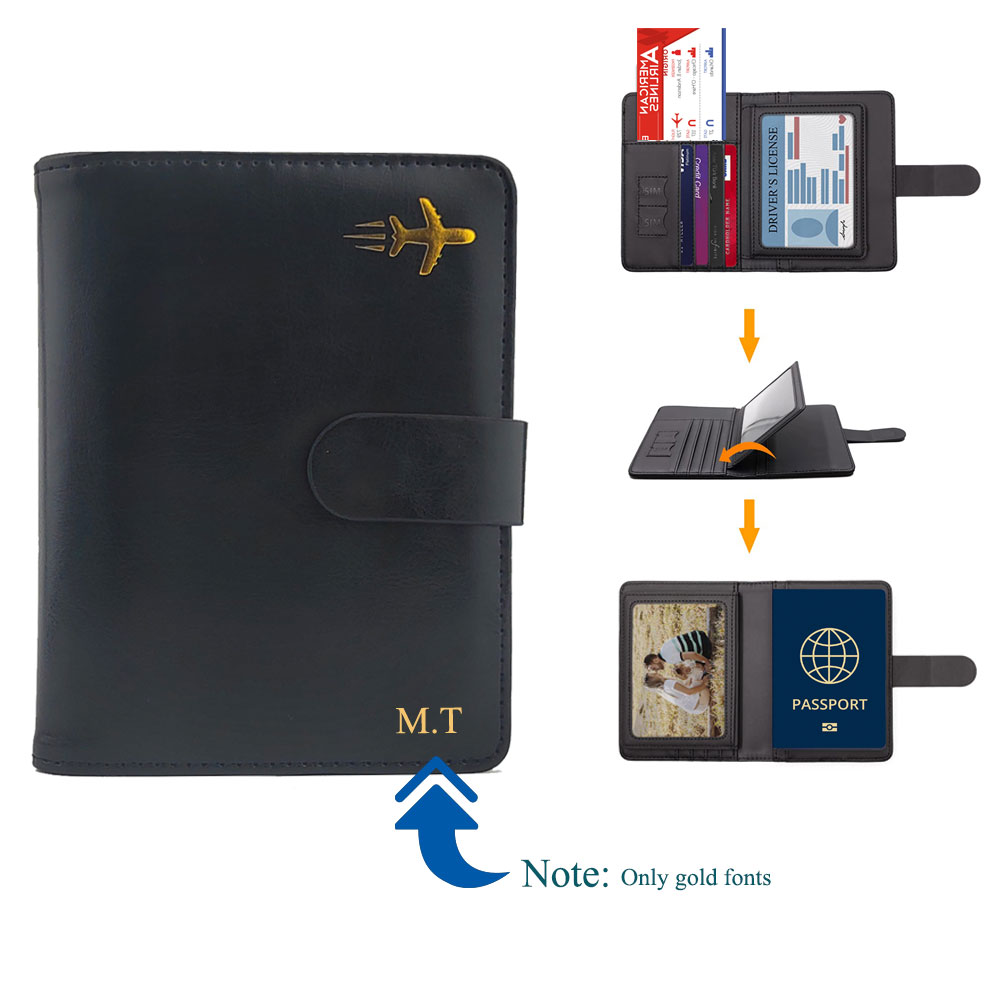 Men'S Accessories Wallet - Customized Premium Leather Passport Holder Cover