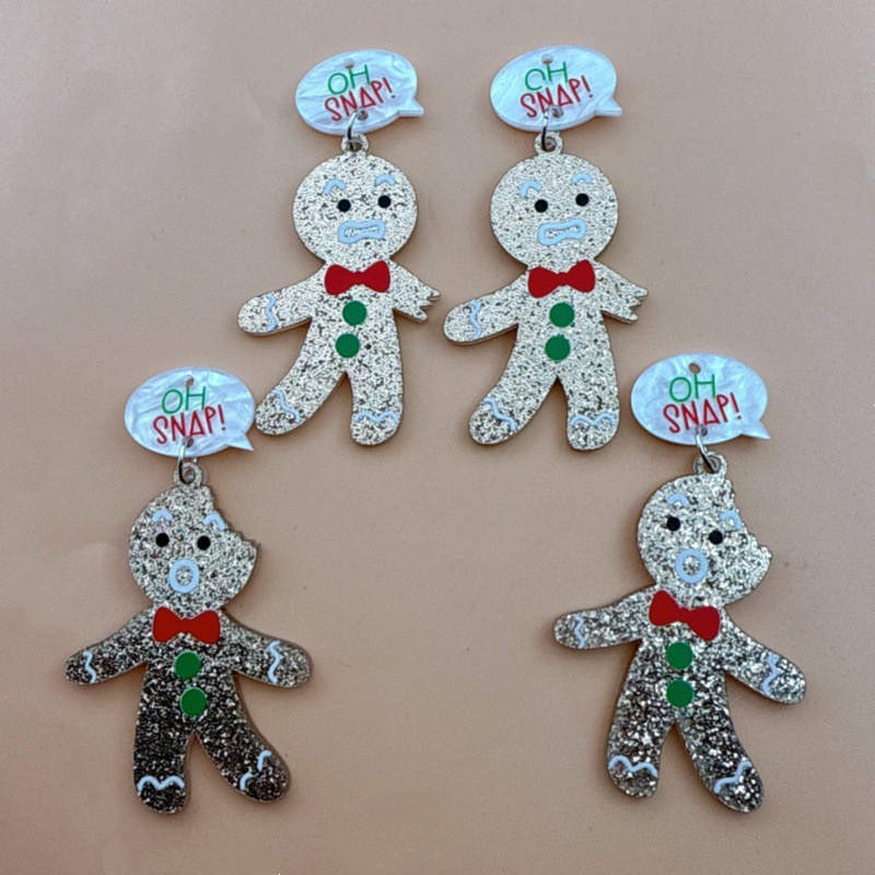 Men'S Mens Accessories - 10pcs Cute Christmas Gingerbread Man Pendant,