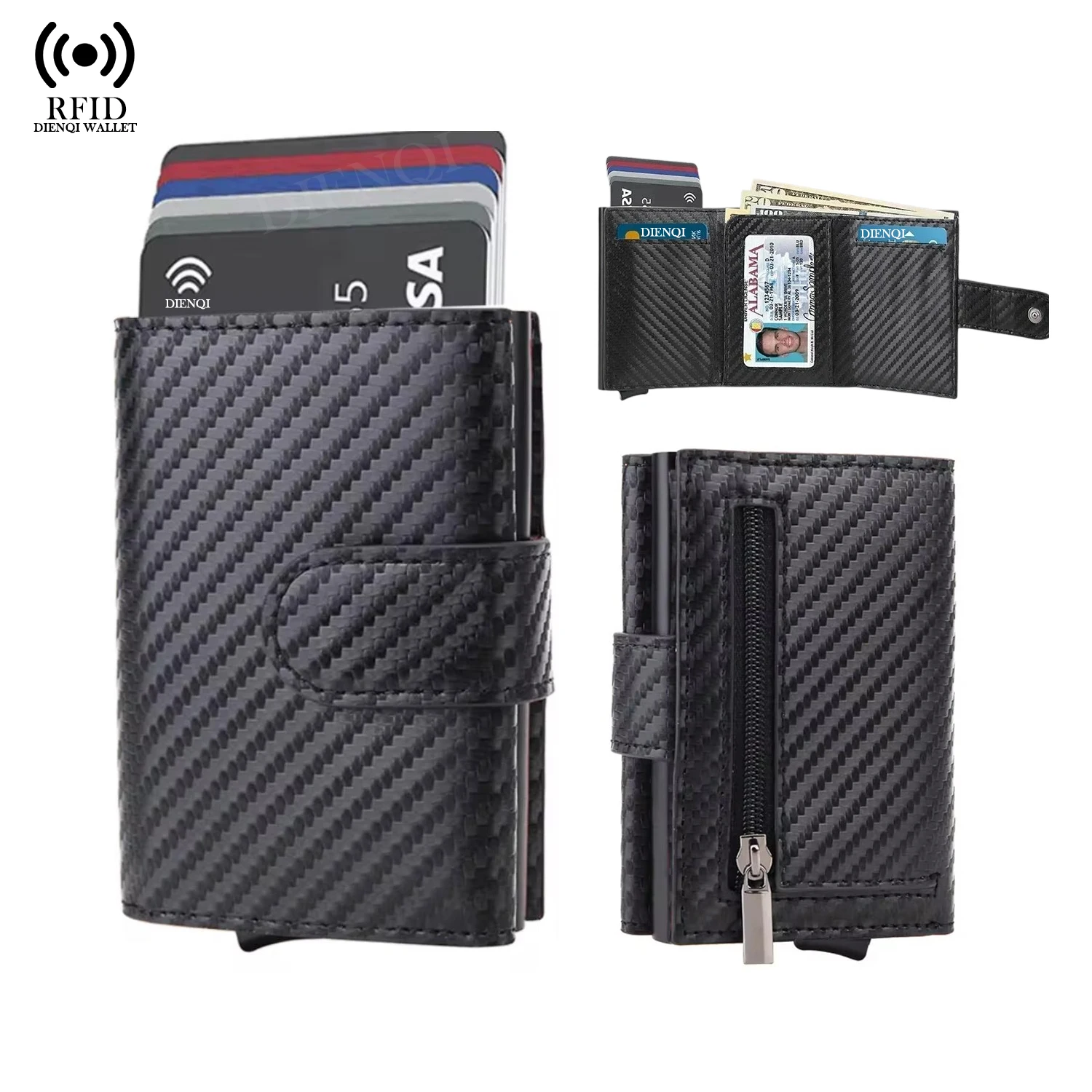 Card Case Minimalist - Card Holders Mens Wallet Card Case