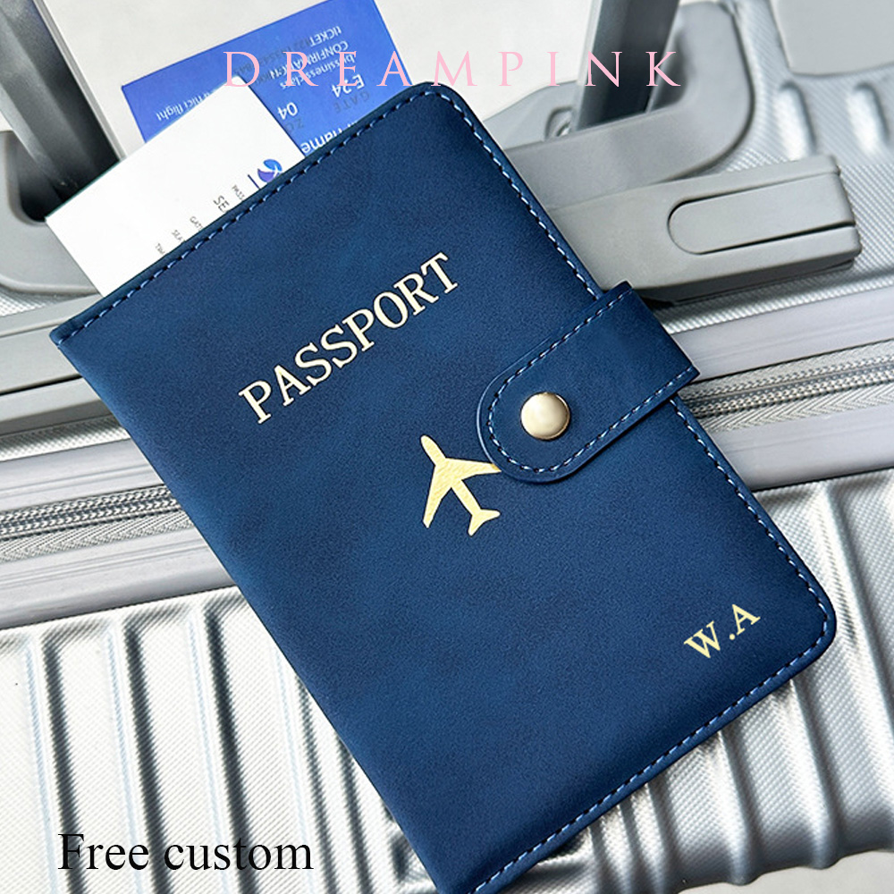 Men'S Accessories Wallet - Personalize Name Travel Passport Wallet Luxury