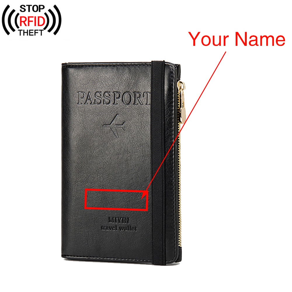 Men'S Accessories Wallet - Customized Text Women Men Business Vintage