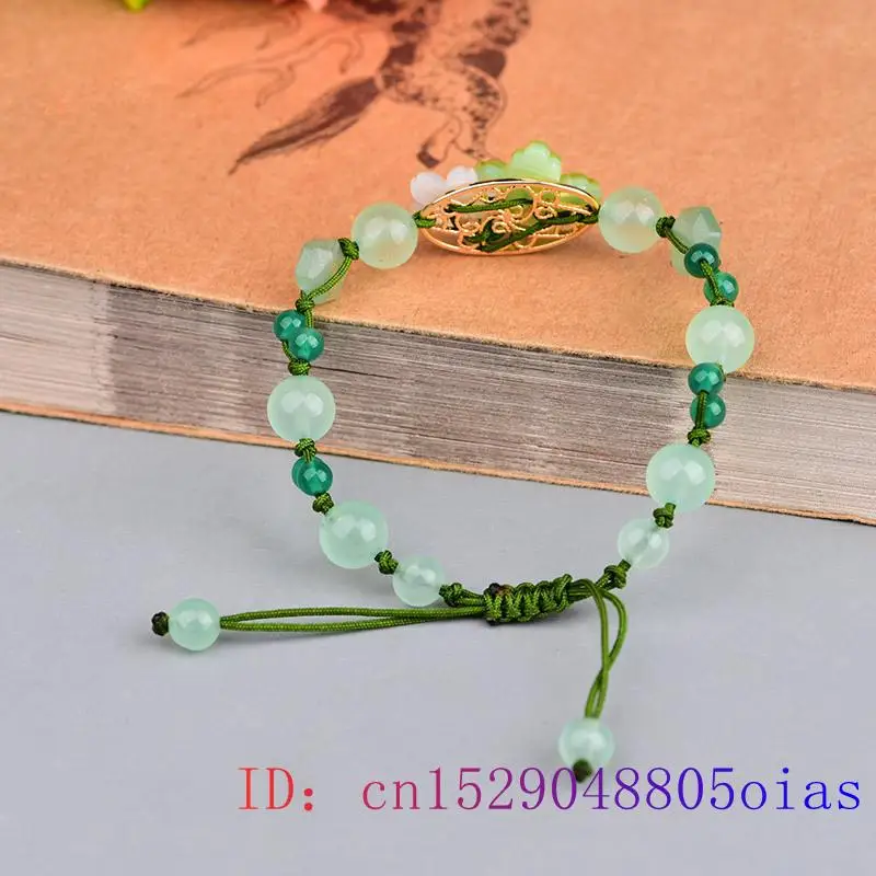 Green Jade Flower Bracelet Amu - Bracelet Beaded Men ulasan dan harga
