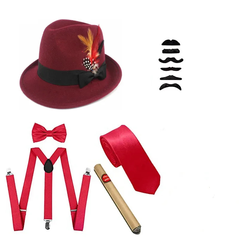 Halloween 20S Cosplay Costumes - Men'S Accessories In The 1920S ulasan dan harga