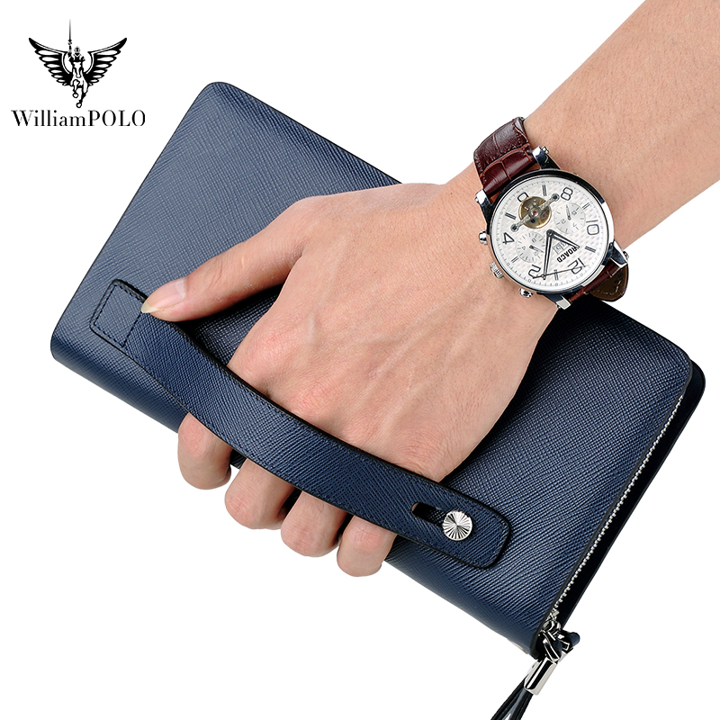 WILLIAMPOLO Luxury Men's Leath - Men'S Accessories Wallet ulasan dan harga