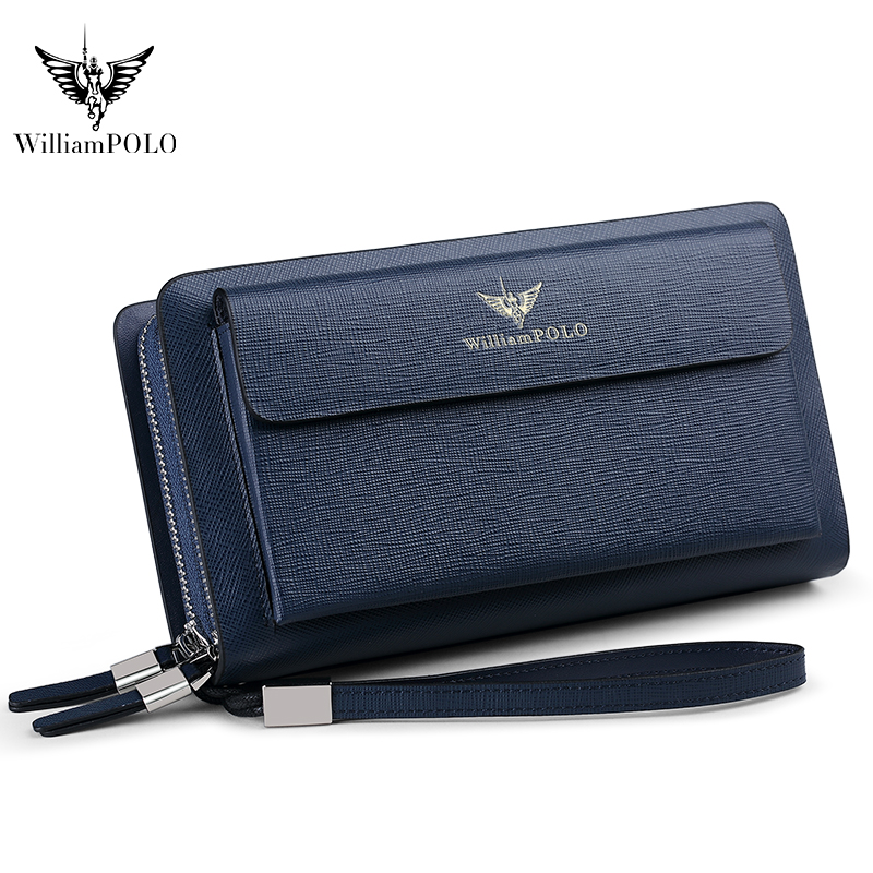 WILLIAMPOLO Luxury Men's Leath - Men'S Accessories Wallet ulasan dan harga
