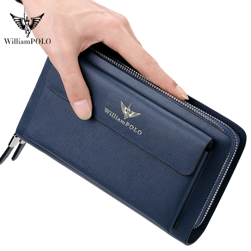 WILLIAMPOLO Luxury Men's Leath - Men'S Accessories Wallet ulasan dan harga