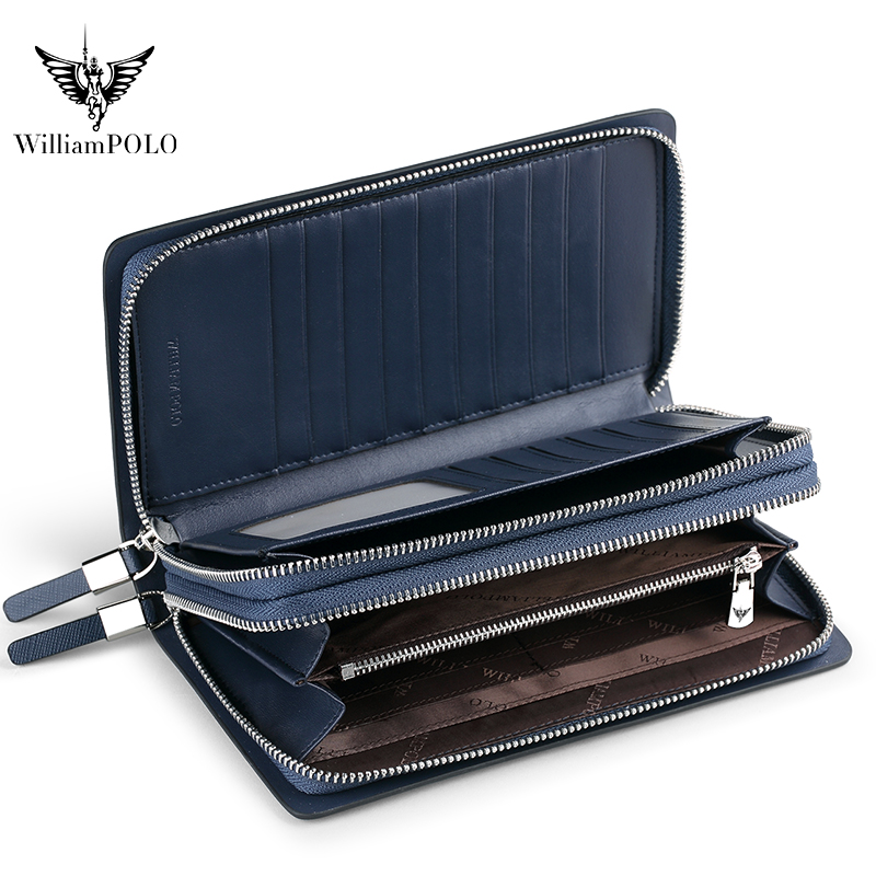 WILLIAMPOLO Luxury Men's Leath - Men'S Accessories Wallet ulasan dan harga
