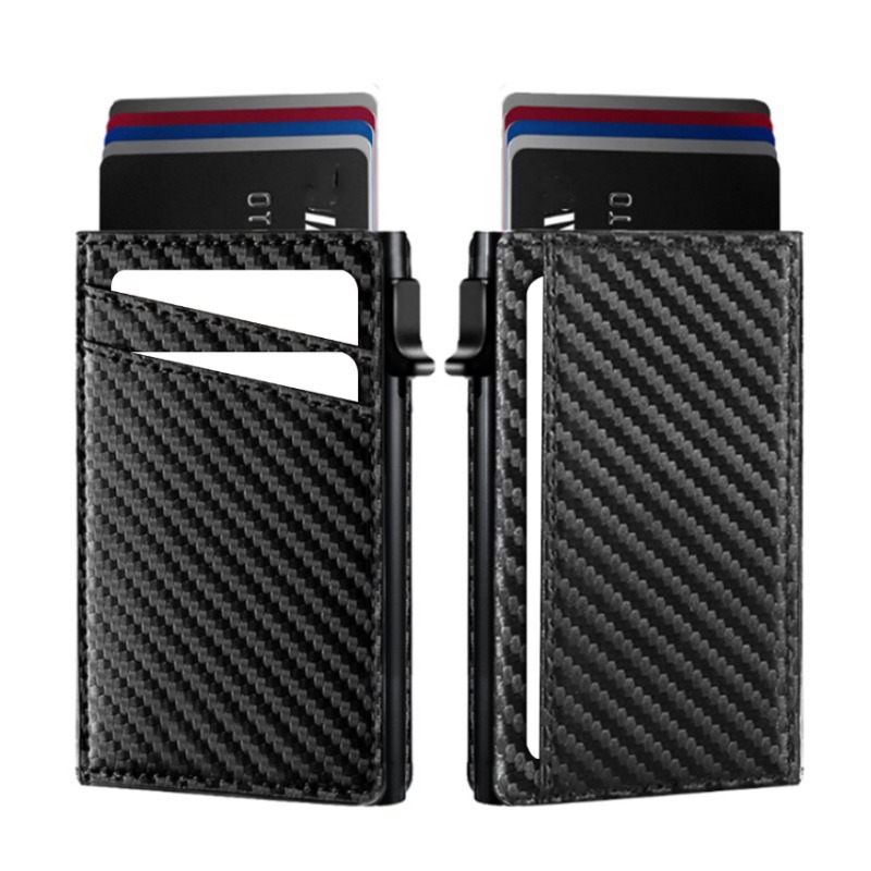 Pop up Slim Wallet for Men RFI - Card Case Minimalist ulasan dan harga