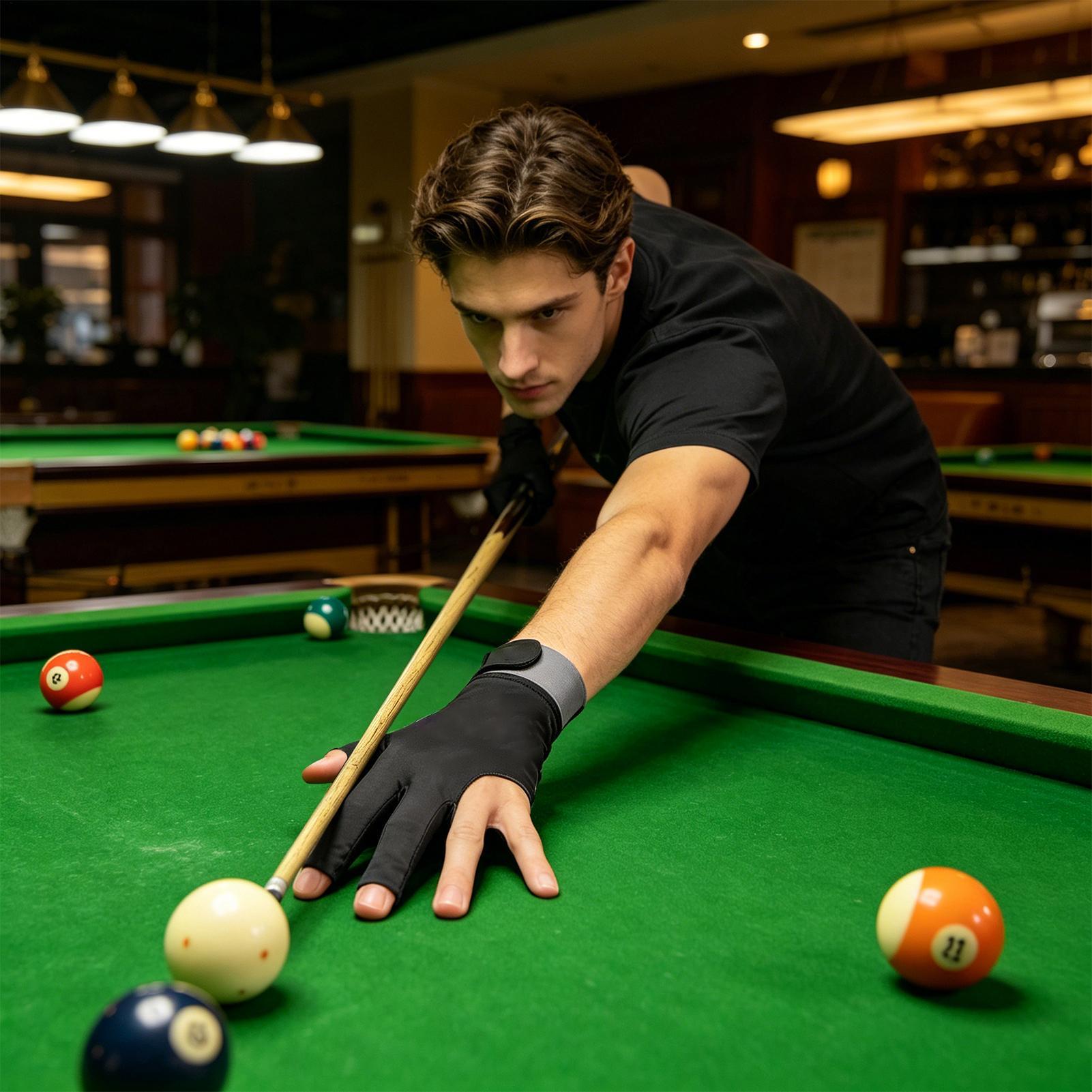 Pool Glove Left Hand 3-Finger  - Men Accessories For Hand ulasan dan harga