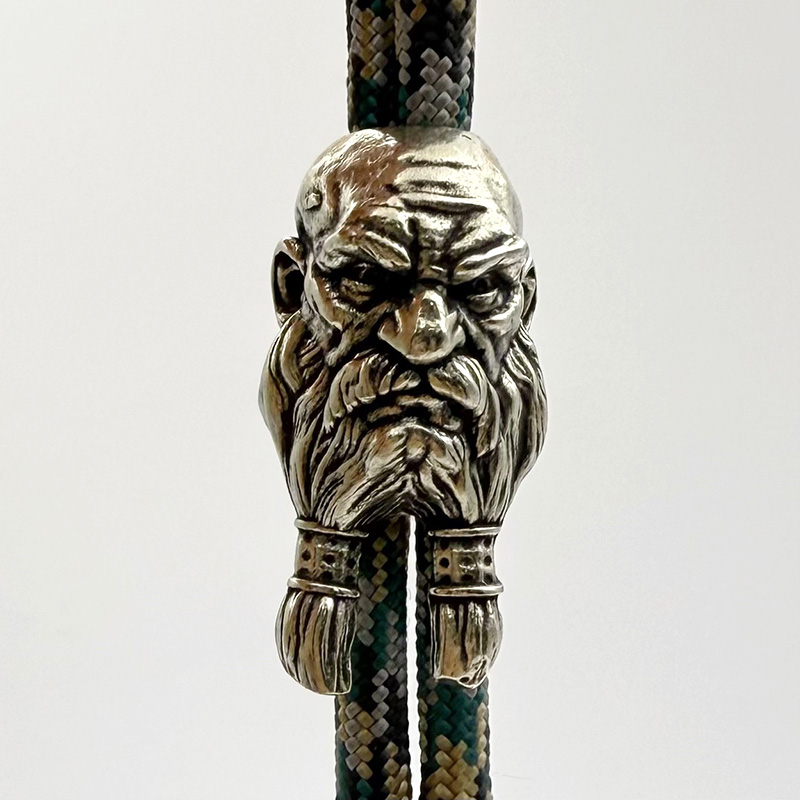 Brass Bearded Old Man Knife Be - Men Accessories Wrist ulasan dan harga