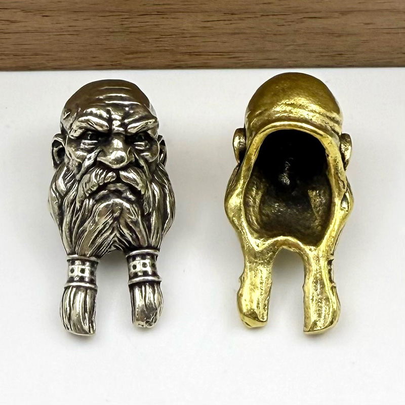 Brass Bearded Old Man Knife Be - Men Accessories Wrist ulasan dan harga