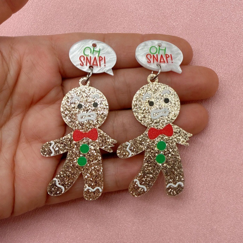 10pcs Cute Christmas Gingerbre - Men'S Mens Accessories ulasan dan harga