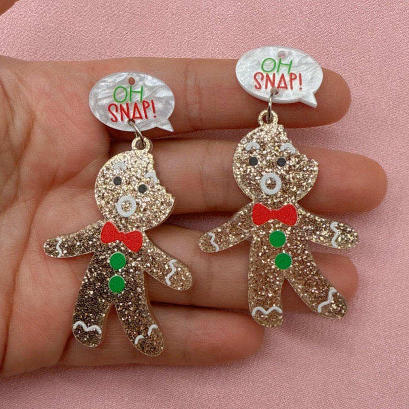 10pcs Cute Christmas Gingerbre - Men'S Mens Accessories ulasan dan harga
