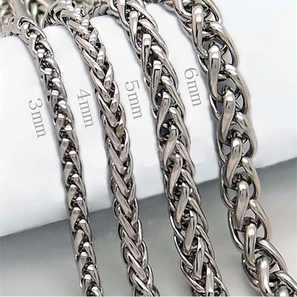 3MM Thick STAINLESS STEEL TWIS - Men Accessories Singapore ulasan dan harga