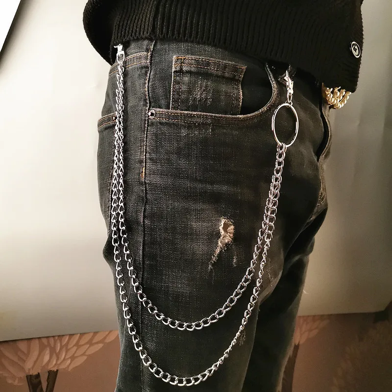 Layer Metal Belt Chain Punk Ho - Men'S Accessories Wallet ulasan dan harga