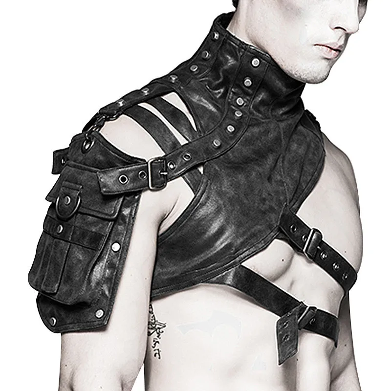 Steampunk Medieval Leather Arm - Men'S Accessories Pouch ulasan dan harga