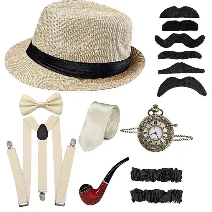 Men Party Props 1920S Theme Co - Men'S Accessories In The 1920S ulasan dan harga