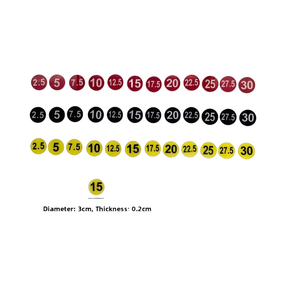 Weight Rack Label Stickers 5kg - Men'S Mens Accessories ulasan dan harga
