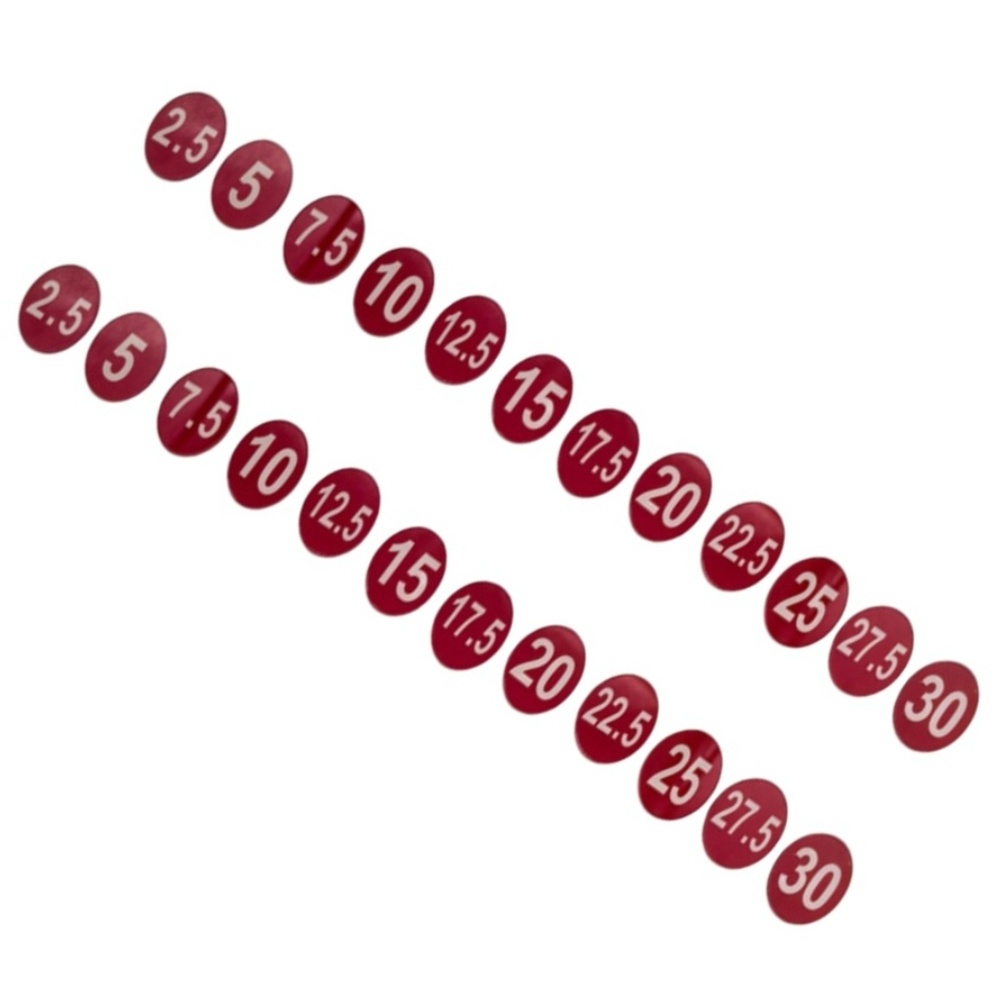 Weight Rack Label Stickers 5kg - Men'S Mens Accessories ulasan dan harga