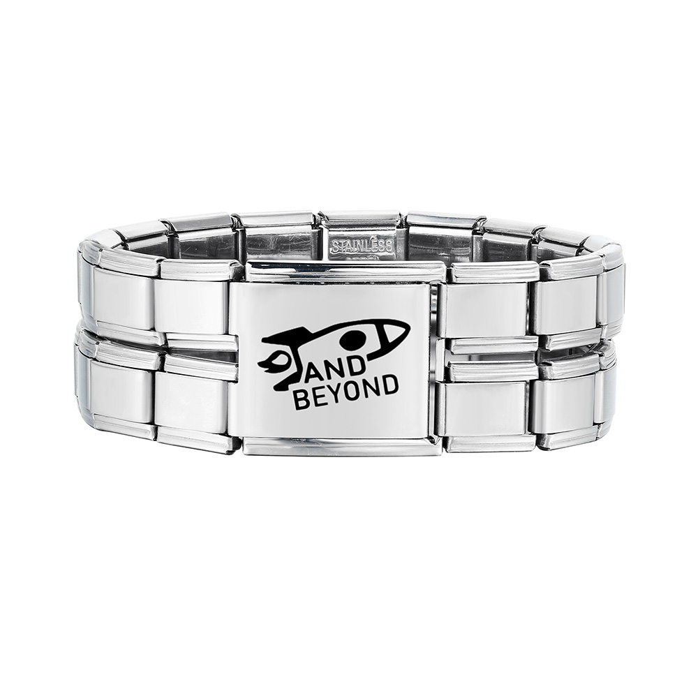 URING Customized Laser Engrave - Bracelet Beaded Men ulasan dan harga