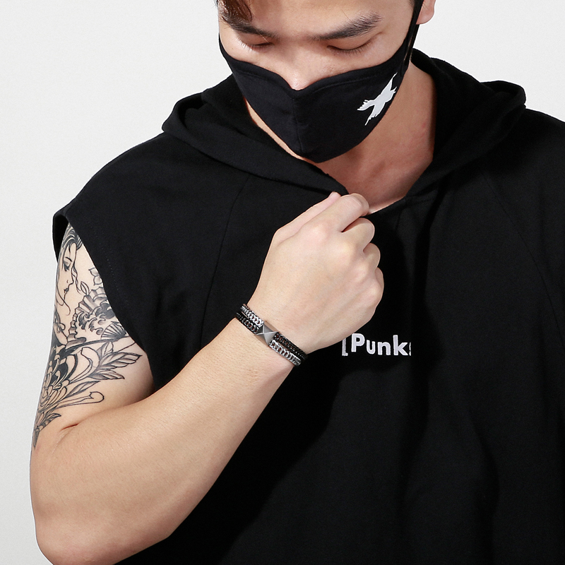 Kalen 6mm Double Layer Mesh Ch - Men Accessories Singapore ulasan dan harga