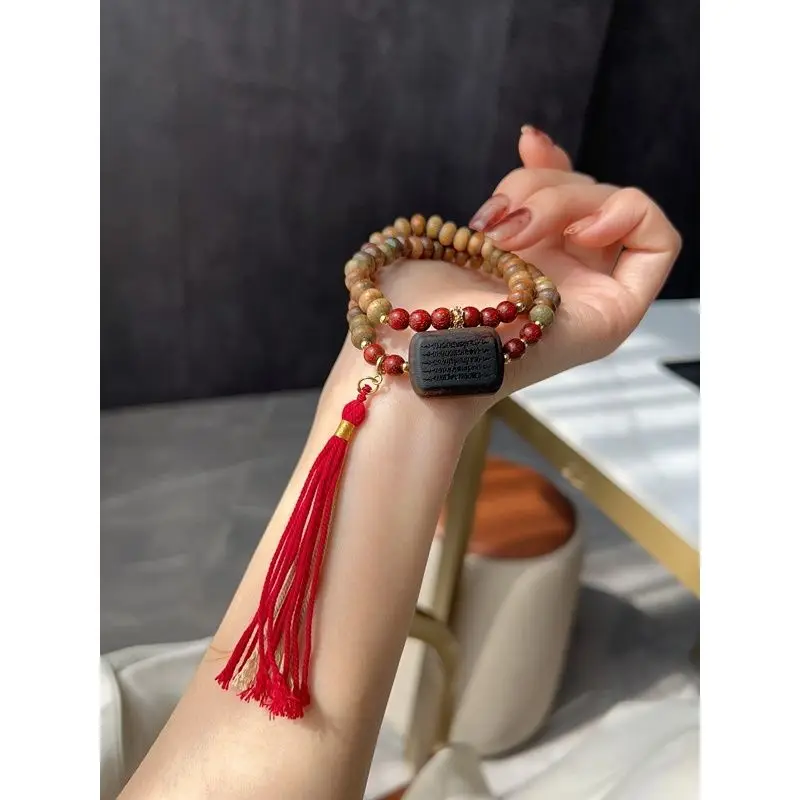 Natural Green Sandalwood Bead  - Bracelet Beaded Men ulasan dan harga