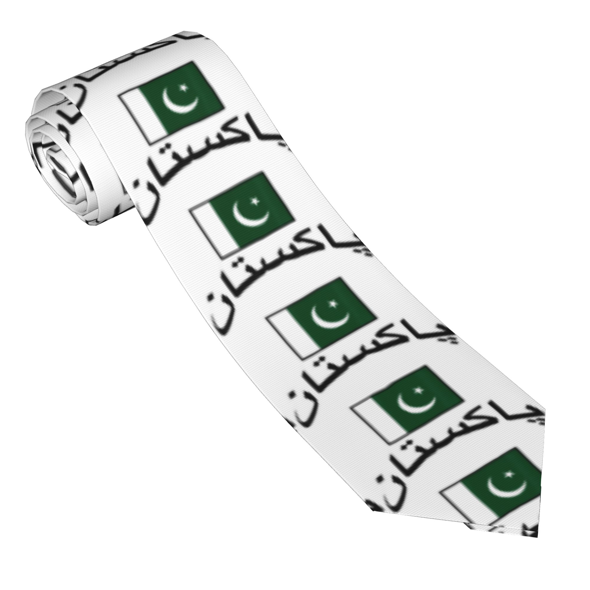 Pakistan Flag Pakistani Tie  L - Men Accessories Pakistan ulasan dan harga