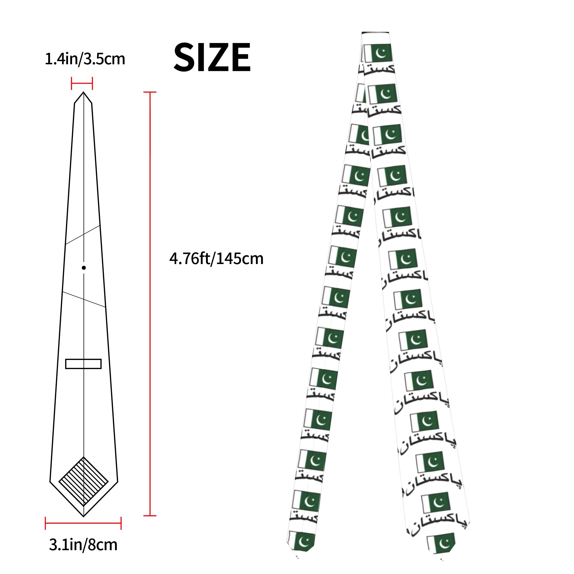 Pakistan Flag Pakistani Tie  L - Men Accessories Pakistan ulasan dan harga