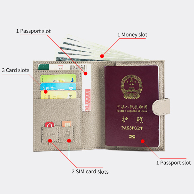 Genuine Cow Leather Passport H - Men'S Accessories Wallet ulasan dan harga