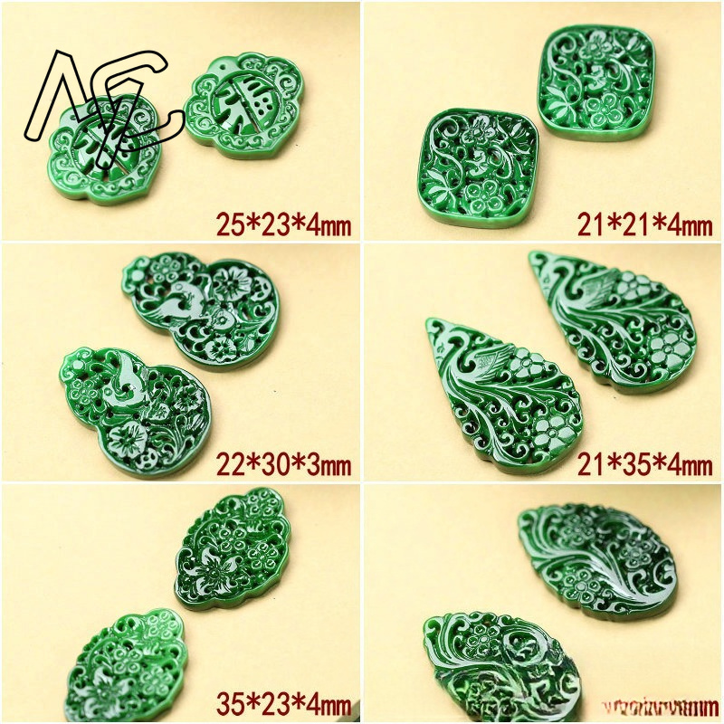 2pcs DIY Natural Dry Green Eme - Men'S Mens Accessories ulasan dan harga