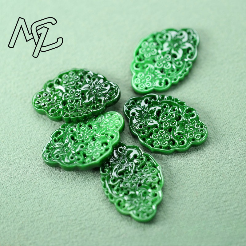 2pcs DIY Natural Dry Green Eme - Men'S Mens Accessories ulasan dan harga