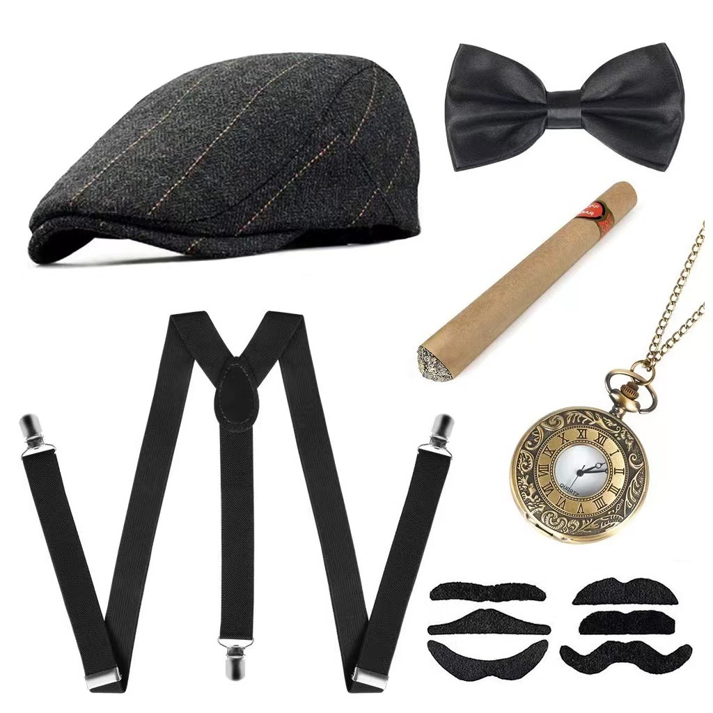 Cosplay Holiday Party Old Man  - Men'S Accessories In The 1920S ulasan dan harga