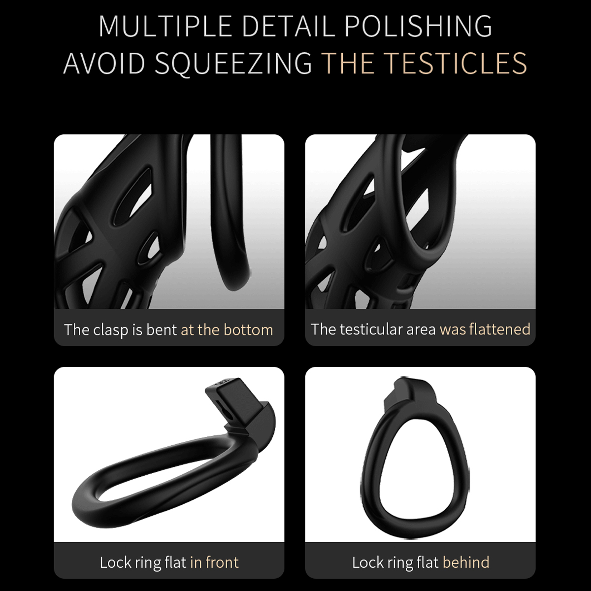 Male Chastity Cage Penis Lock  - Men'S Mens Accessories ulasan dan harga