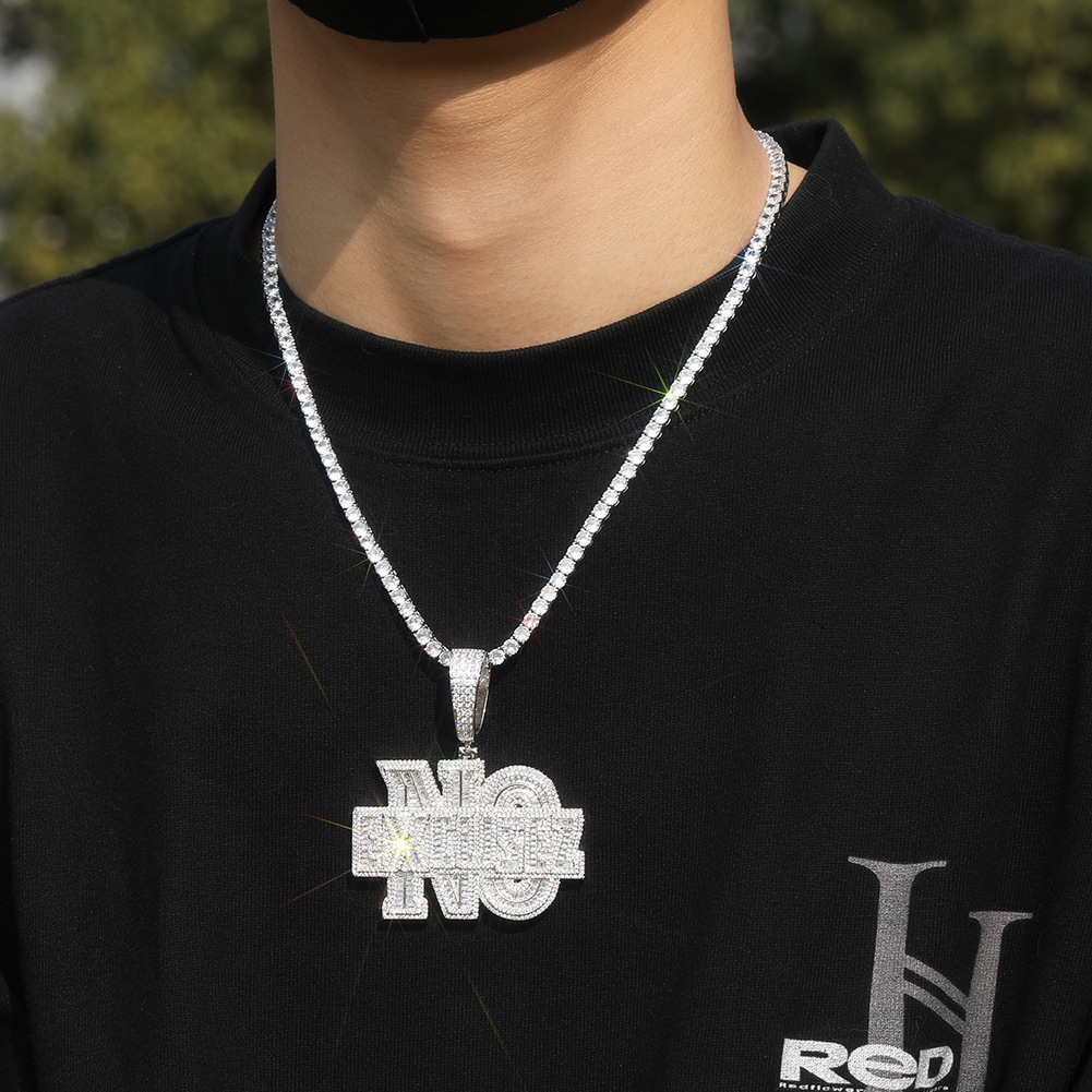 Niche Design Alphabet Hip-hop  - Men Accessories Singapore ulasan dan harga