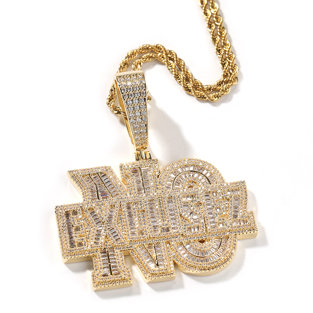 Niche Design Alphabet Hip-hop  - Men Accessories Singapore ulasan dan harga