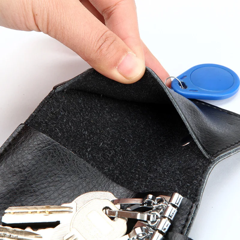 Genuine Leather Keychain Men K - Men'S Accessories Wallet ulasan dan harga