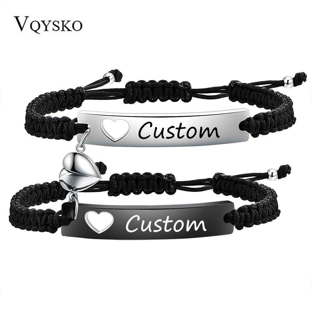 Custom Stainless Steel Couple  - Men Accessories Wrist ulasan dan harga