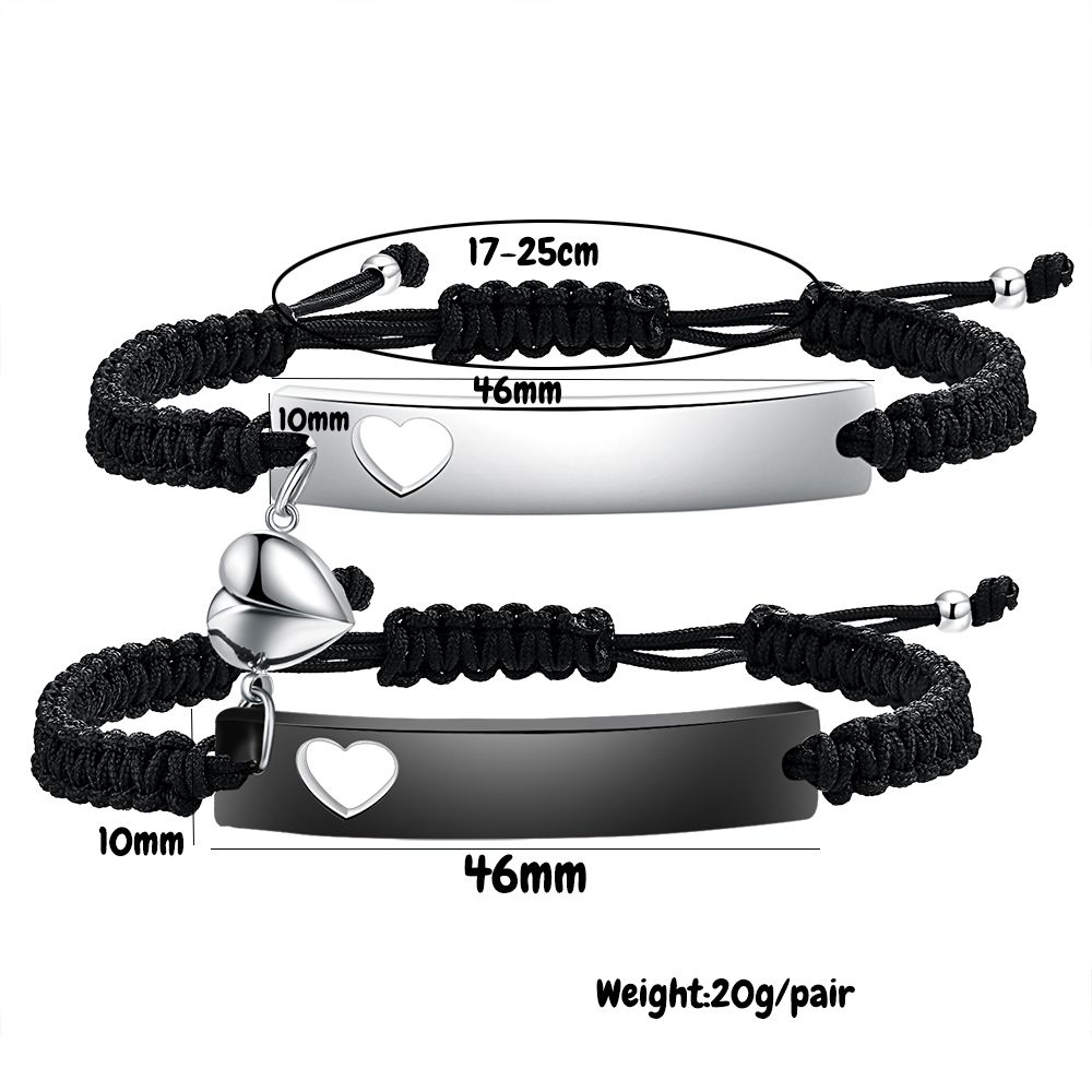 Custom Stainless Steel Couple  - Men Accessories Wrist ulasan dan harga