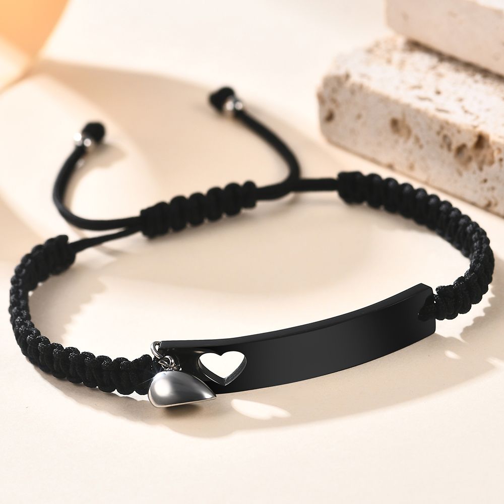 Custom Stainless Steel Couple  - Men Accessories Wrist ulasan dan harga