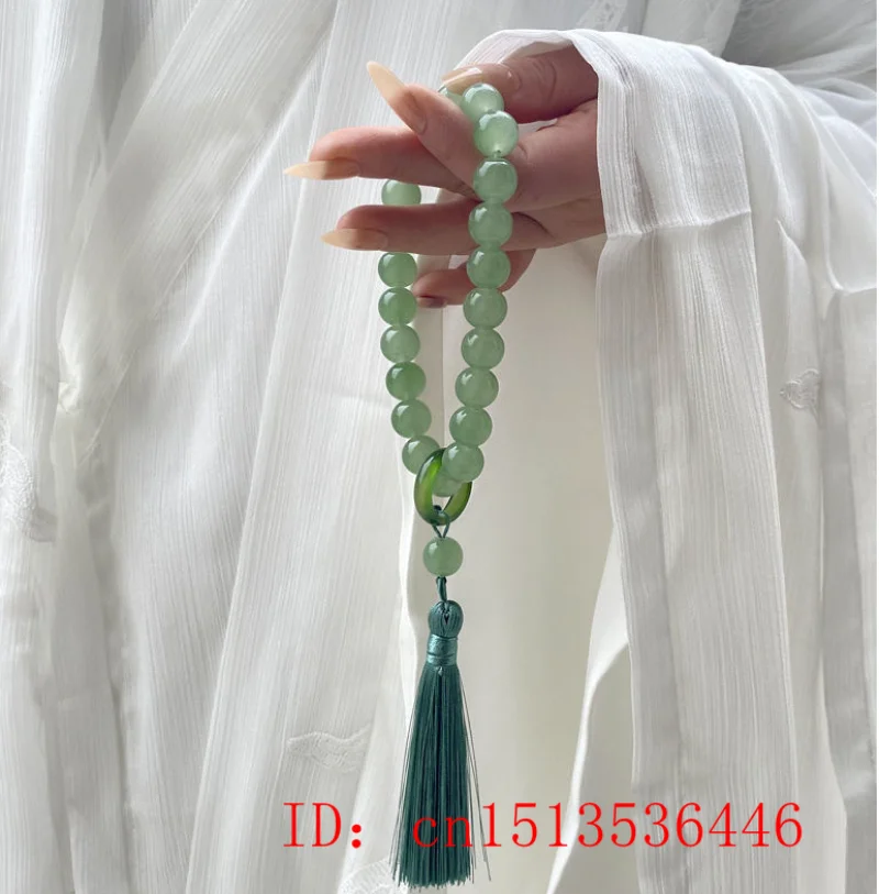 Green Jade Stone 12mm Beads Ta - Bracelet Beaded Men ulasan dan harga