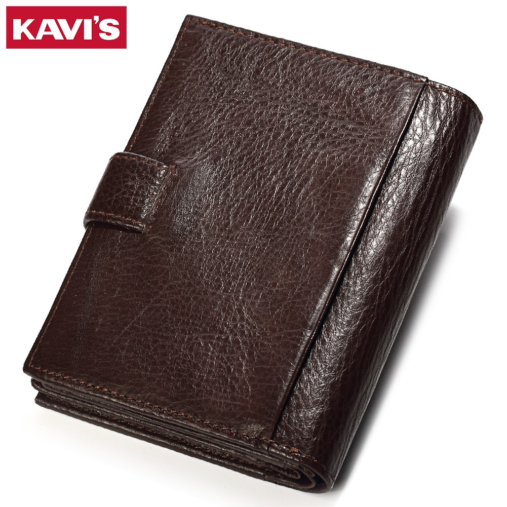 KAVIS Genuine Leather Wallet M - Men'S Accessories Wallet ulasan dan harga