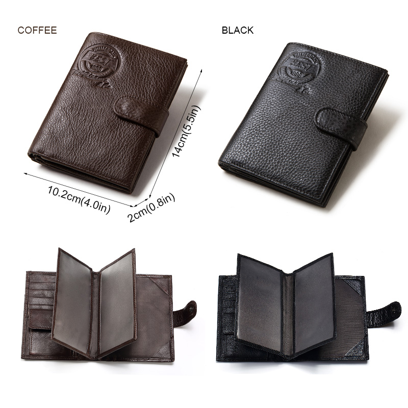 KAVIS Genuine Leather Wallet M - Men'S Accessories Wallet ulasan dan harga