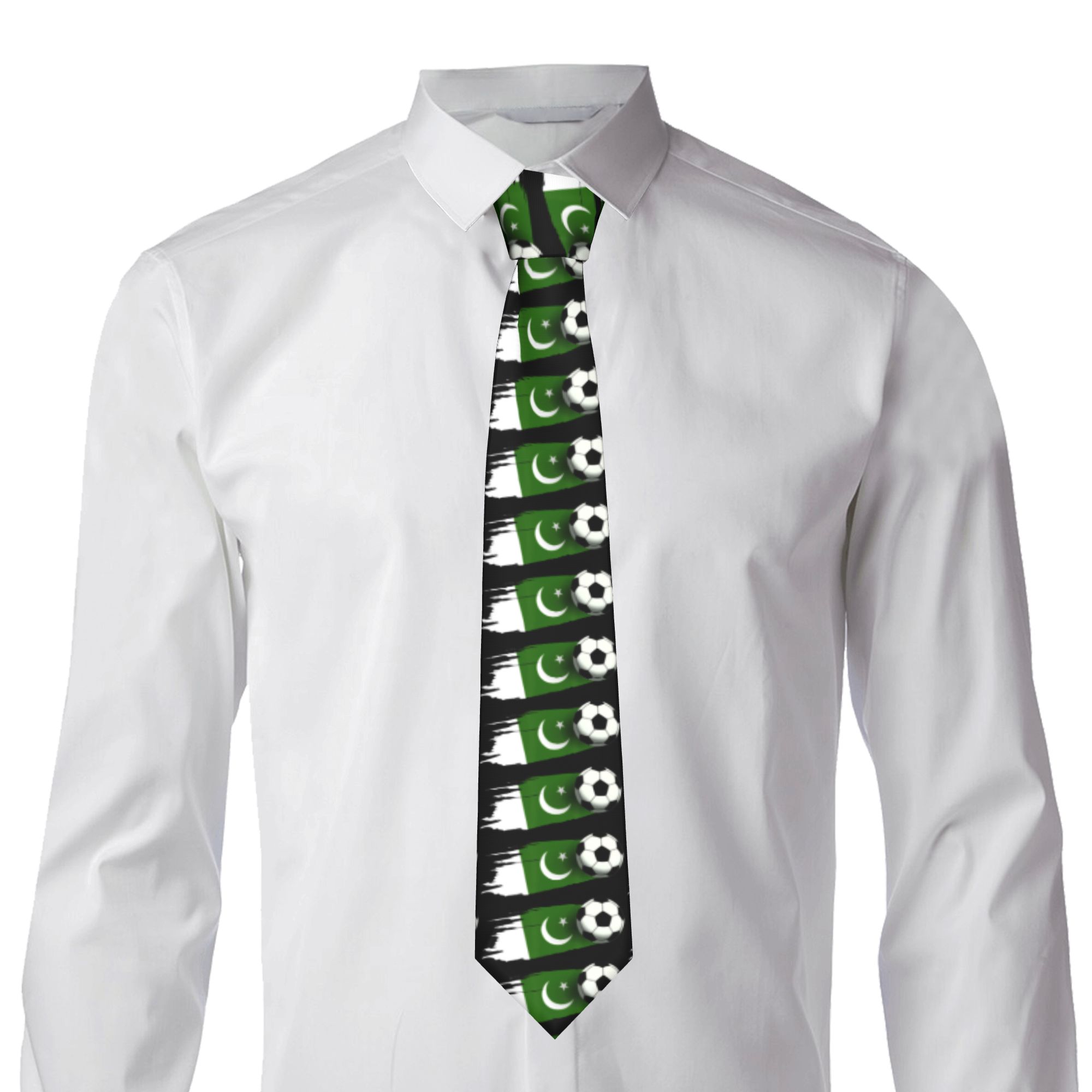 Mens Tie Pakistan Flag Pakista - Men Accessories Pakistan ulasan dan harga