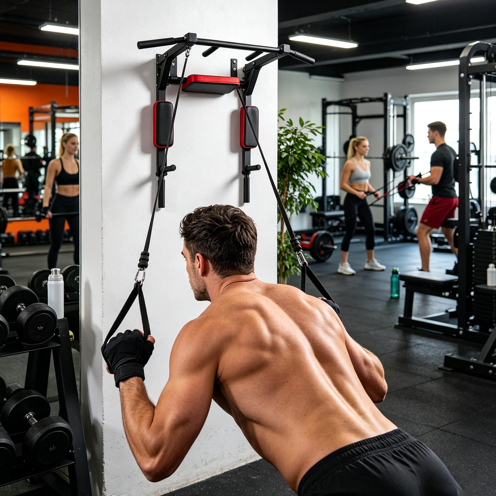 Wall-Mounted Pull-up Bar Fitne - Men Accessories For Hand ulasan dan harga